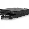 ICY DOCK - ToughArmor MB720MK-B V3 - 4x PCIe 4.0 M.2 NVMe to 4x OCuLink in 1x 5.25 bay mobile rack metal black w/ keylock (tri-mode compatible)