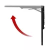 Maclean folding shelf 100x40 cm MC-128 B