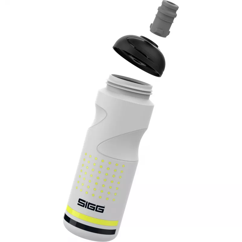 Drinking bottle Sigg 6005.80 — plastic sports bottle 750 ml, white, 236 mm height