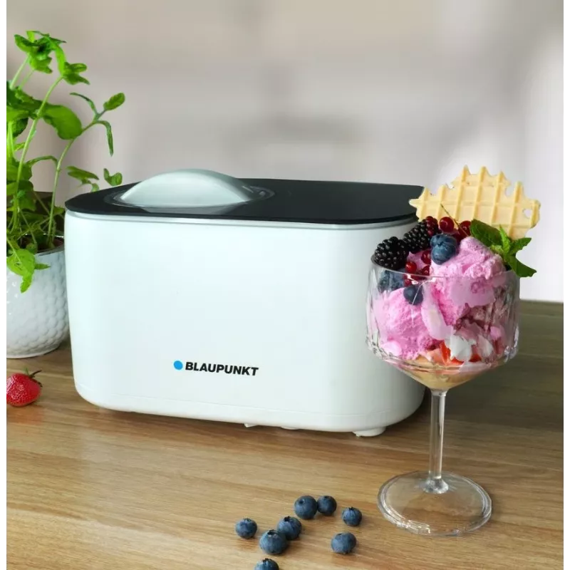 Ice cream maker BLAUPUNKT ICM401 — automatic, 1.5 L, stainless steel housing, 100 W, 220–240 V