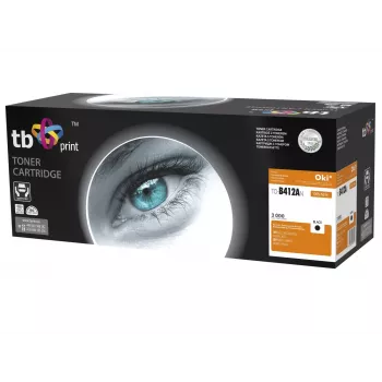 Toner TB Kompat. S OKI B412/B432, Black, New 412AN