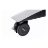 Mobile TV trolley EDBAK TRE100 for 42–75 inch screens, max load 70 kg, black