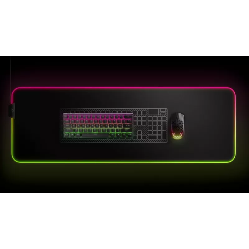 Mechanical gaming keyboard STEELSERIES Apex Pro Mini Wireless — 60% form factor, USB + RF Wireless + Bluetooth, QWERTY US, Black