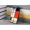 Protective case iKins for Apple iPhone 8/7 Mondrian Black