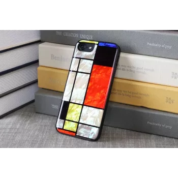 Protective case iKins for Apple iPhone 8/7 Mondrian Black