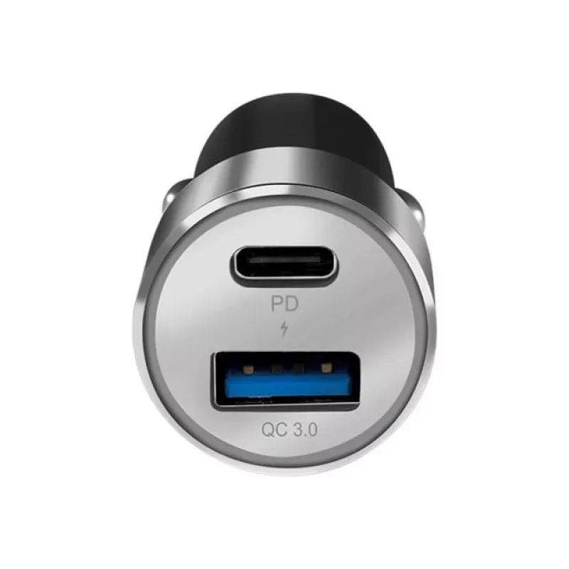 LogiLink Auto-Power Supply - 36 Watt - 3 A - PD 3.0, QC 3.0 - 2 Output Ports (USB, 24 pin USB-C)