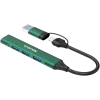 CANYON hub DS-02 4in1 USB-A/C Green