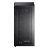 Montech X5M (B) Micro Tower PC case — Micro‑ATX/Mini‑ITX, 3x120mm front, 1x120mm rear, supports ATX PSU, 2x3.5 inch + 4x2.5 inch, Black