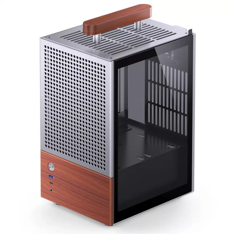 PC Case Jonsbo T6, Mini-Tower, Mini-ITX, Silver