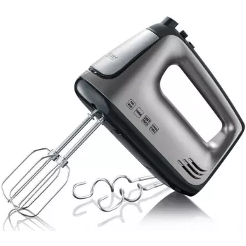SEVERIN HM 3832 - Hand Mixer - 400 W - Grey-Metallic/Black/Stainless Steel