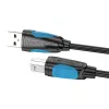 USB 2.0 A to USB-B cable Vention VAS-A16-B500, 5 m, black, male-to-male, 480 Mbps