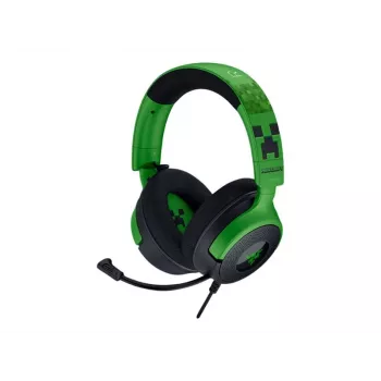 Wired gaming headset Razer Kraken V4 X — supra-aural, 20–20000 Hz, 1.8 m cable, 310 g, black/green