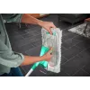 Flat mop Leifheit Profi XL cotton plus — 420 mm width, 360° rotating head, cotton/fiber, aluminium handle