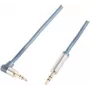 shiverpeaks sp-PROFESSIONAL Audio-Cable 1,5 m 3.5mm Blue - Chrom (SP30822)