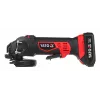 Angle grinder YATO YT-82826, 18V Li-Ion 2Ah, 125 mm disc, 10,000 RPM, M14 thread, tool-free adjustable guard