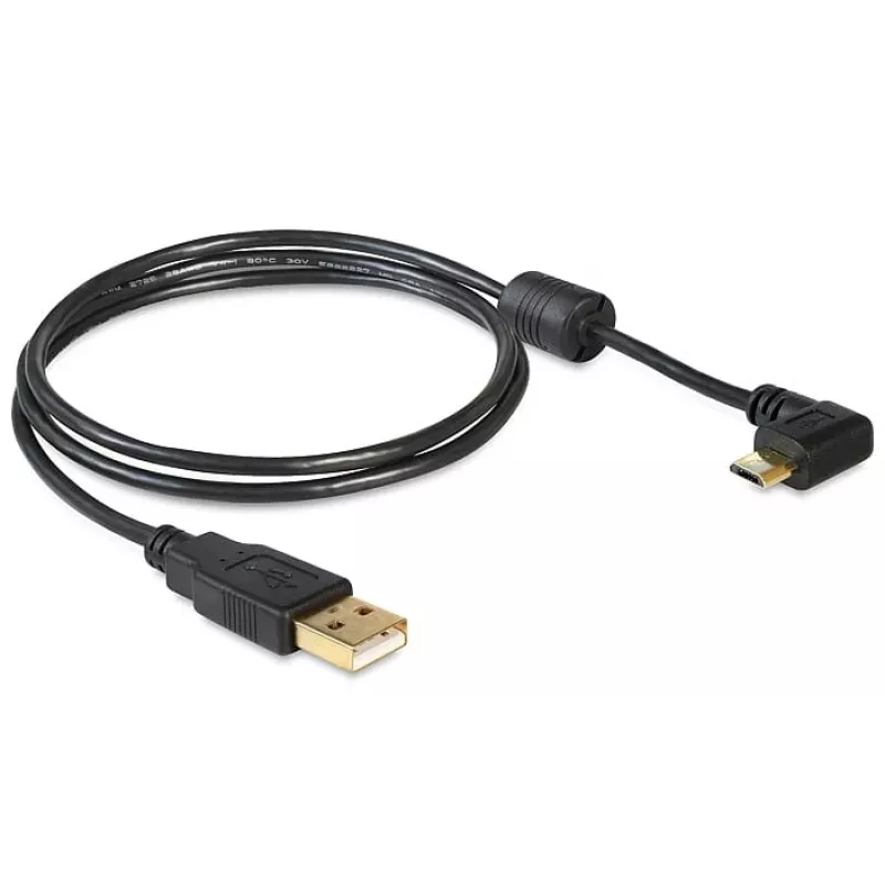 USB cable DeLOCK 83147 USB 2.0 1 m USB A Micro-USB B Black
