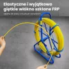 Extralink Rodder 3.8mm 75m | Cable Pulling Rod | Fiberglass FRP, Dia. 3.8mm, Length 75m, Yellow