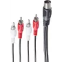 shiverpeaks BS10402 Audio-Cable 1,5 m DIN (5-pin) 4 x RCA Black (BS10402)