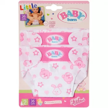 Diapers for BABY born doll by ZAPF — set of doll nappies for newborn-sized dolls