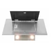 Kitchen extractor hood AKPO WK-4 Nero Eco 60, 600 mm, steel & tempered glass, 326 m³/h, aluminium grease filter, 55–61 dB