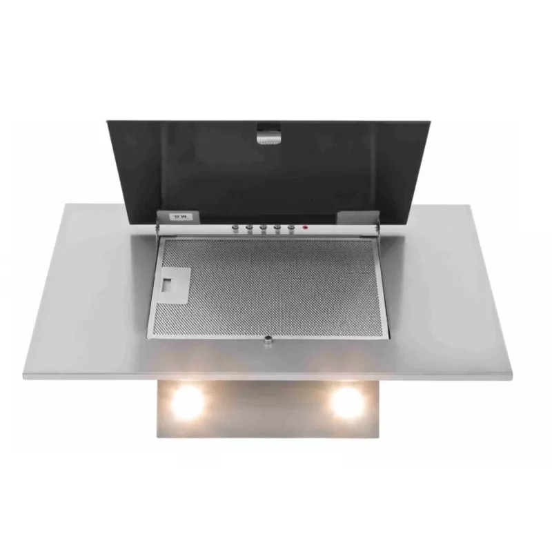 Kitchen extractor hood AKPO WK-4 Nero Eco 60, 600 mm, steel & tempered glass, 326 m³/h, aluminium grease filter, 55–61 dB