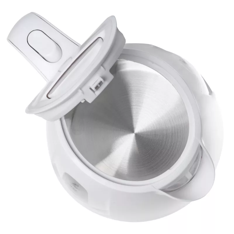 Electric kettle Adler AD 1373 — 1 L capacity, 850 W, white, 360° base, polypropylene