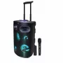 Portable Bluetooth karaoke speaker MANTA SPK0803B140 140W, battery-powered, MIC/USB/microSD, FM, equalizer, wheels