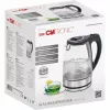 Electric kettle CLATRONIC WKS 3744 G — 1.7 L, 2200 W, stainless steel/plastic, water level indicator