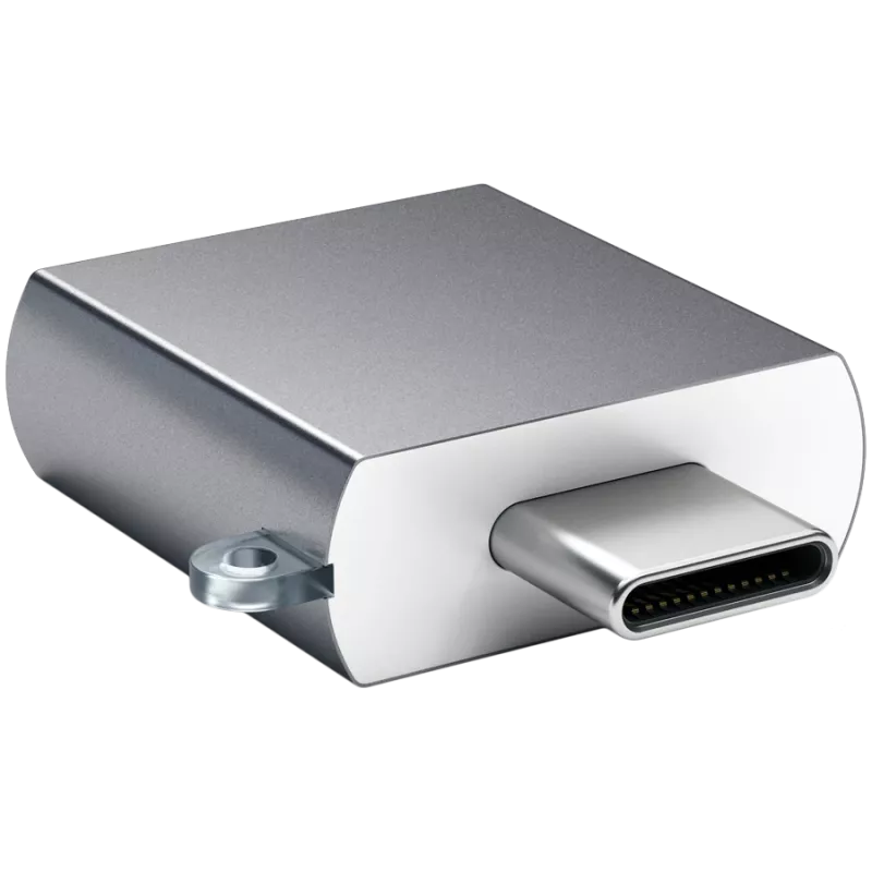 Satechi USB-C adapter to USB 3.0 Space Gray noble design & high quality - compact design - - - (179979)