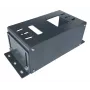 Mounting base 15.5-24cm ZINC RAL7016 for NICE, FAAC, GENIUS, BENINCA, KEY, CAME, ROGER drives