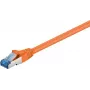Wentronic Goobay CAT 6a Patch Cable, S/FTP (PiMF), Orange, 7.5 m - LSZH Halogen-Free, Copper (93851)
