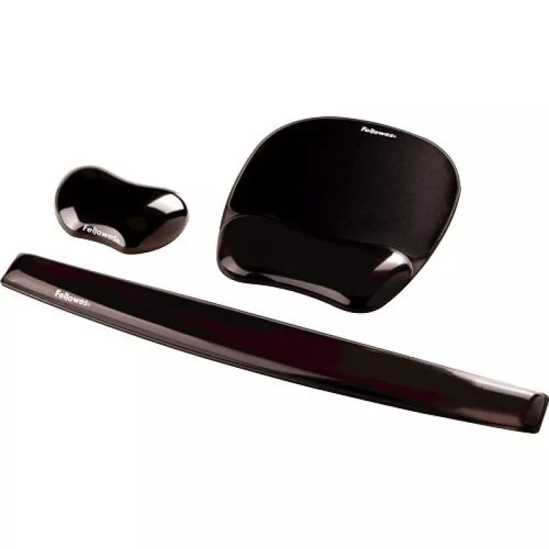 Keyboard Accessory Wrist SUPPORT/CRYSTALS Gel 9112201 Fellowes