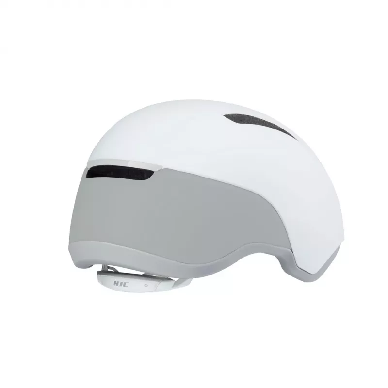 Cycling helmet HJC CALIDO White/Silver, Size M (55–59 cm), in-mold, 4 vents, SELFIT fit, 280 g