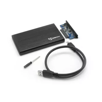 Sbox HDC-2562B 2.5 External HDD Case Blackberry Black
