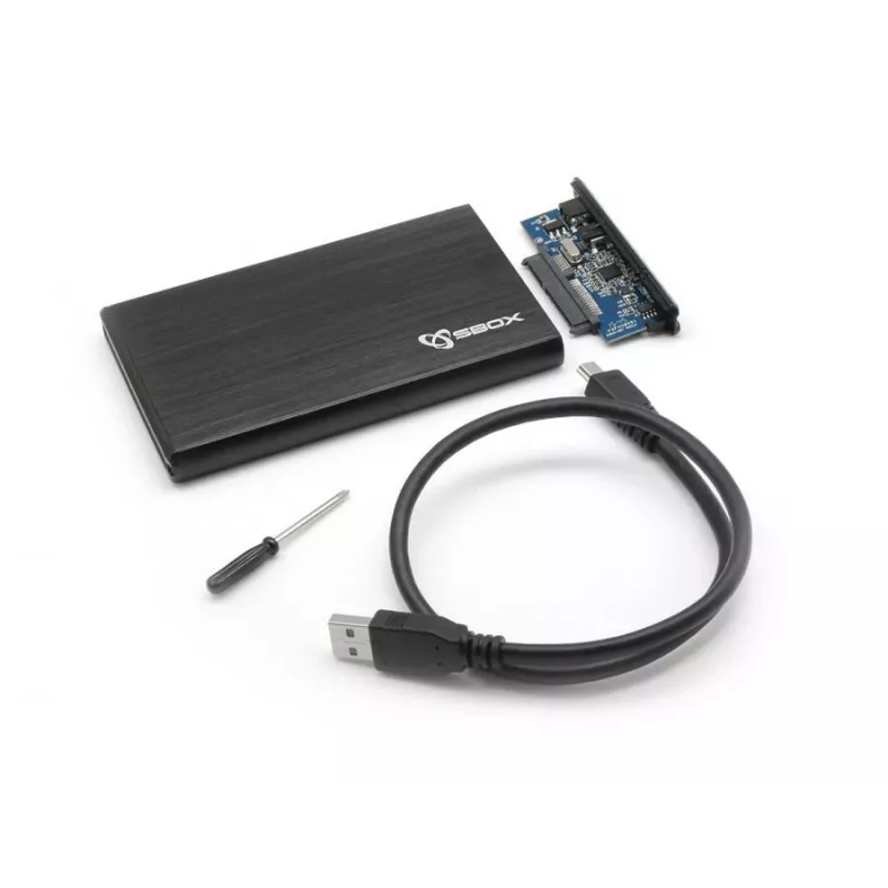 Sbox HDC-2562B 2.5 External HDD Case Blackberry Black