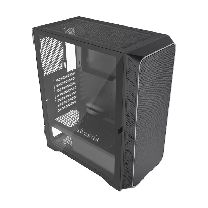Gembird CCC-FC-M200 Gaming ATX case, Fornax M200, mesh, without fans, black