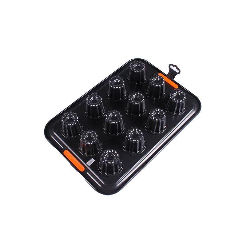 Le Creuset Piastre Da 12 Pezzi - Alluminio - Rivestimento Antiaderente, Teglia + Stampi Da Forno, Black