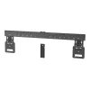 Fixed TV wall mount WENTRONIC Goobay Ultraslim 70822 XL Black for flat screens