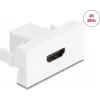 DeLOCK 90850 Socket-Outlet 2 x HDMI White Male Connector
