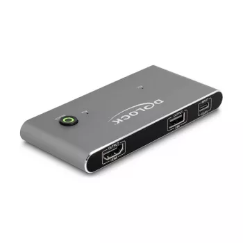 KVM switch DeLOCK 11486 USB HDMI 8K Ultra HD 144 Hz