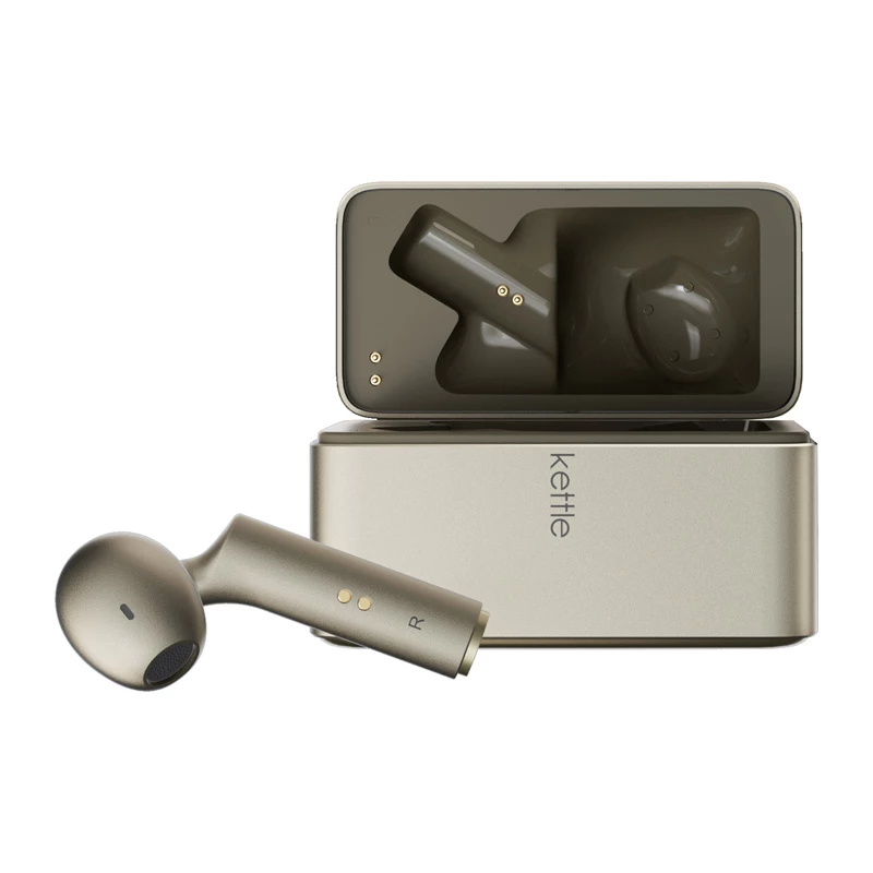 In-ear translator Timekettle W4 AI Gold — simultaneous translation earbuds
