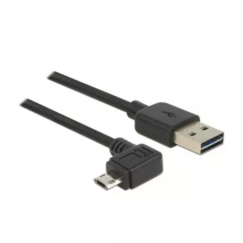 USB cable DeLOCK 83853 USB 2.0 2 m USB A Micro-USB B Black