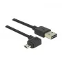 USB cable DeLOCK 83853 USB 2.0 2 m USB A Micro-USB B Black