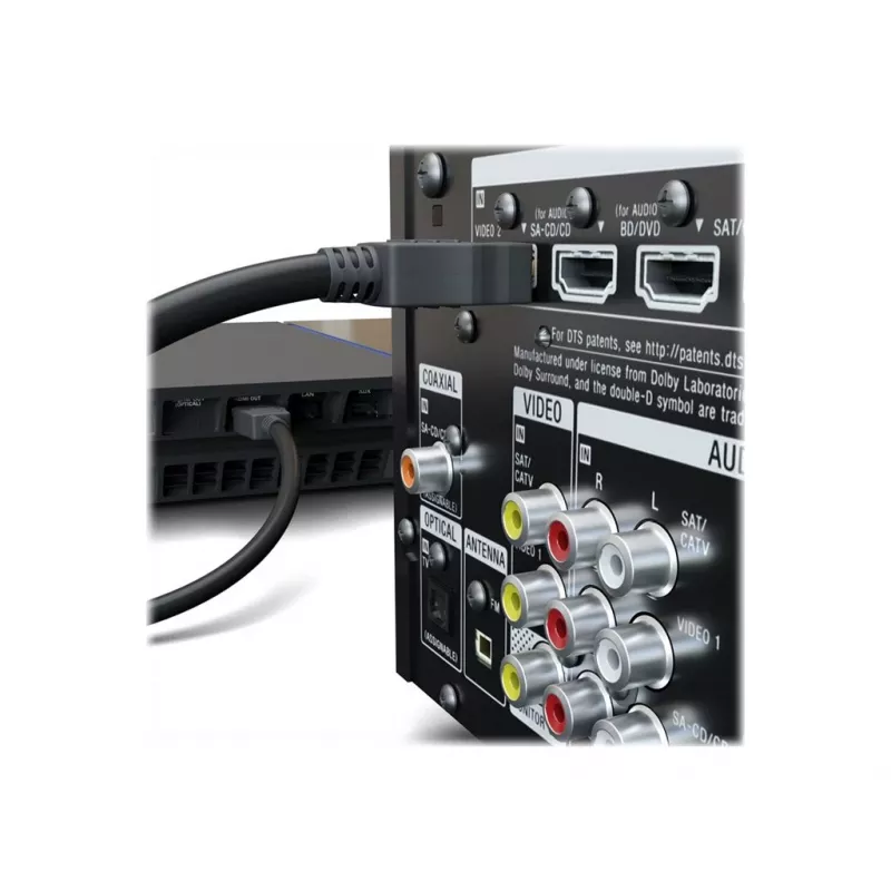 Goobay 41082 HDMI-Kabel 1 m HDMI Typ A (Standard) 2 x HDMI Type A (Standard) Schwarz (41082)