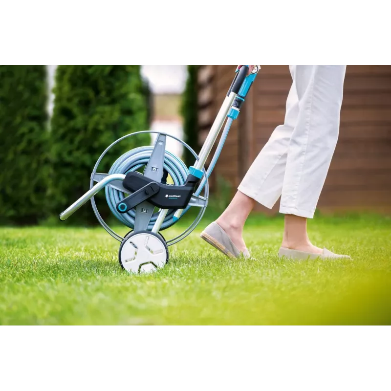 Metal hose cart Cellfast EXPLORER 60m 1/2 inch – for 60 m of 1/2 inch garden hose