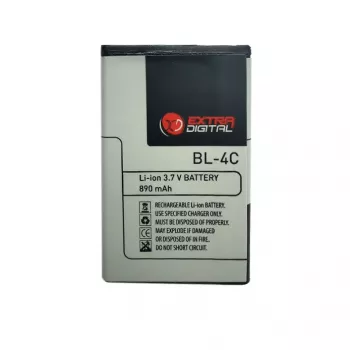 Battery extra digital BL-4C for Nokia 6100/5100/2650/E60/N91 3.7V 1020mAh