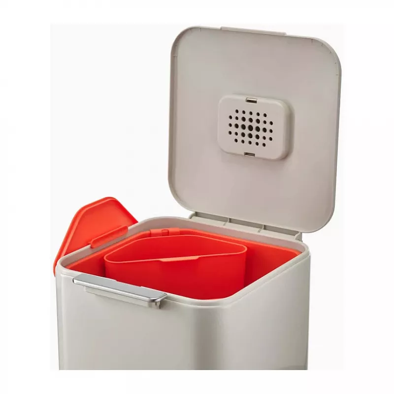 Joseph Joseph waste bin Totem 40 L stone grey