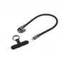 USB-C cable LANBERG CA-CMCM-10LN-0003-BK 0.3 m 240W Black