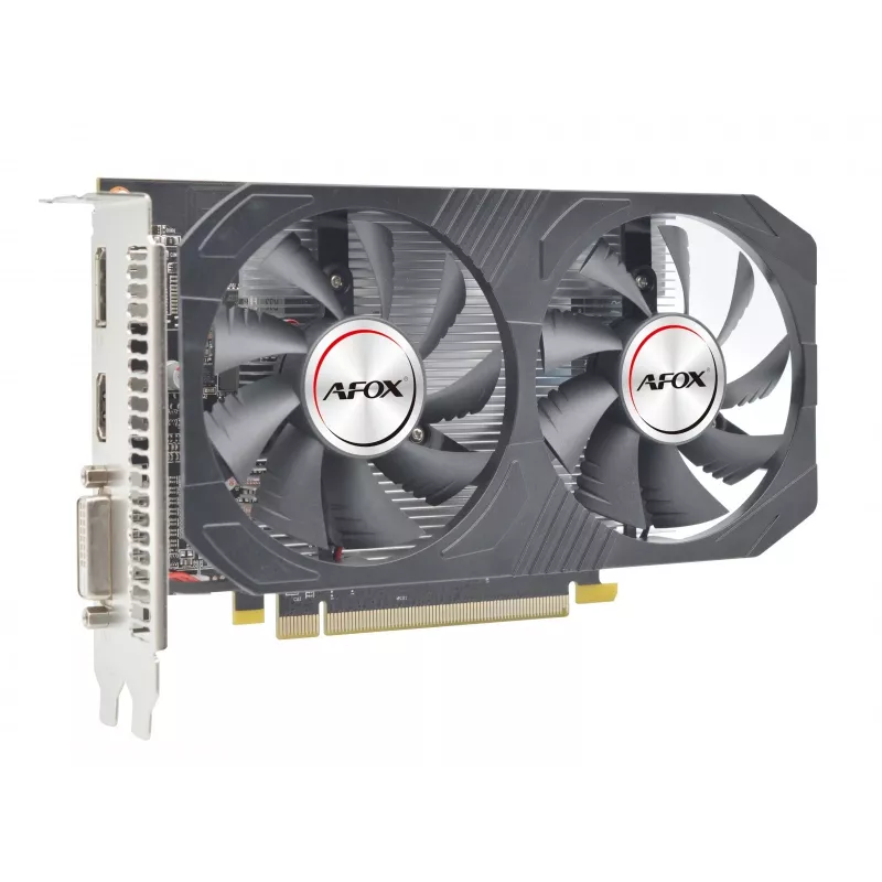 Graphics card AFOX AMD Radeon RX 550 4 GB GDDR5 PCIe 3.0, 1183 MHz, 128-bit, Dual-fan