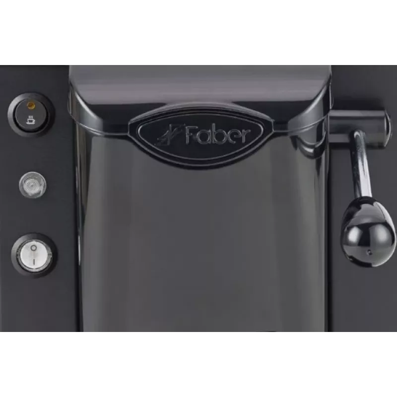 Pod coffee machine FABER Slot Plast Semi-auto 1.3 L water tank, 500 W, black, 1-cup